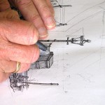 Aad Blanker is Anton Pieck in Sneek